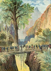 シャルル・ル・ミール・ド・ヴィレールとフランス人入植者たち、1895年（イラスト）