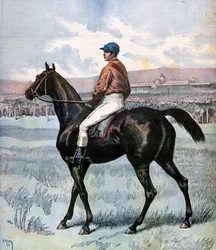 エドモンドブランが所有するパリグランプリの優勝者、クラマール、1892年
