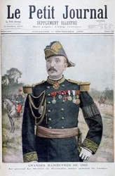 ラウルルムートンドゥボワデフレ将軍、フランス兵、1895年