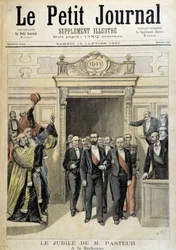 ソルボンヌ大学でのパスツール氏の祝賀会 - 1893年1月14日付「Le Petite Journal」紙にて