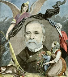ルイ・パスツールの肖像、1895年（イラストレーション）