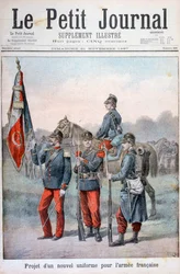1897年にフランス軍の新しい制服を提案