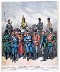 ロシア騎兵、1892