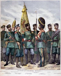 ロシア歩兵、1892年