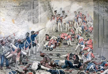 チュイルリーの占領、1792年8月10日、1792年