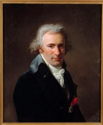 Jean Baptiste Canthaney dit Clery (1759-1809)のポートレート 寺院のルイ16世の側室付き人 Henri Pierre Danloux (1753-1809)による絵画 1798 Sun. 0,65x0,54 m