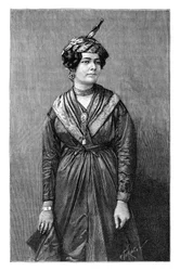 マルティニーク島のクレオール女性、c1890