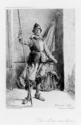 腕の男、c1880-1882。