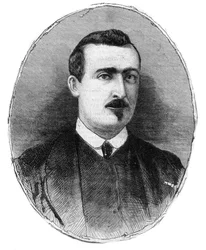 アントワーヌ・アルフォンス・シャセポ（1833-1905）の肖像 同名のライフルを製作した武器商人 - アンリ・ド・モントーによるデッサン