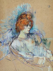 アンリ・ド・トゥールーズ＝ロートレック（1864-1901）の「舞台」。