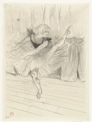 Portret van danseres アイダ・ヒース アイダ ヒース イングリッシュ ダンサー