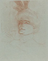 ムレの胸像。 マルセル・レンダー、スリー・クォーターズ・ミレになった。 Marcelle Lender a bust..., 1898.