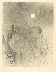 流れ星、1895 年。