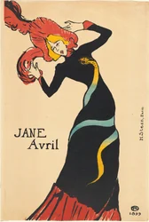 ジェーン・アヴリル、1899年。