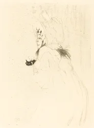 May Belfort Bowing (Miss May Belfort saluant)