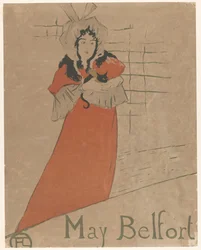 猫を抱くメイ・ベルフォール May Belfort (オブジェクトのタイトル)