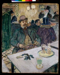 カフェでムッシュボワロー、1893年