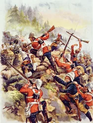 ストームザハイツ、1920年代、ウィリー少佐による「イギリス史の栄光の戦い」のイラスト