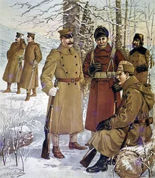 1901-07年のアメリカ陸軍の冬季制服