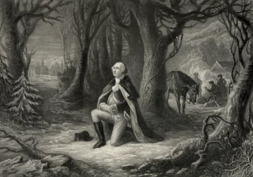 バレーフォージの祈り / H. Brueckner画 ; Engd.By John C. Mcrae.C1866