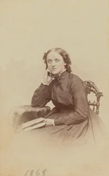 Sally Cadwallader Ely の任意の肖像画、1862 ～ 1869 年。