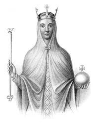 イングランドのヘンリー1世の女王ルーヴェンのアデリザ。