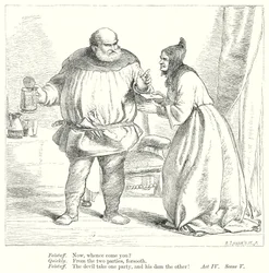 ウィンザーの陽気な女房たち（エングレーヴィング）