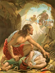 GreatheartがGiant Slay-GoodからFeeble-mindを救出