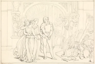 巡礼者の進歩のイラスト、10. (武器庫の巡礼者)