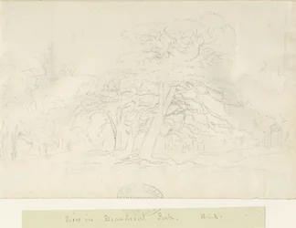 Beaudesert Park：鉛筆画、nd [1788-1855]
