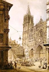 ルーアン大聖堂、西正面