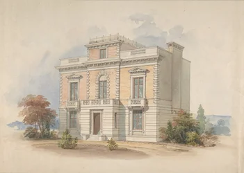 イタリア風ヴィラ、1820-85。