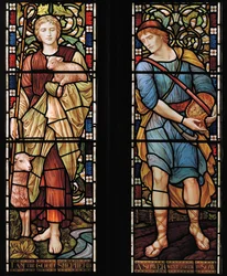 Shepherd＆Sower、1888（ステンドグラス）