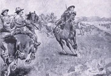 プレトリア後からのフィリップスタウンロードの指揮のためのレース：ゲリラ戦争ハームズワースブロスリミテッド発行、1901