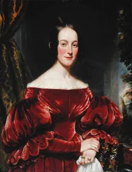 ロバート・ローデン夫人の肖像」1837年頃（パネルに油彩