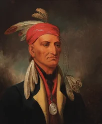 シンガバ・ウオシン（チペワ族） 1831年 （油彩・キャンバス）