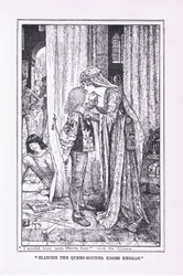 女王の母ブランシェがヘルマンにキスする、1912