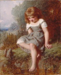 臆病な海水浴客