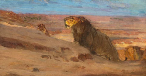 砂漠のライオンズ、カリフォルニア州。 1897-1900。