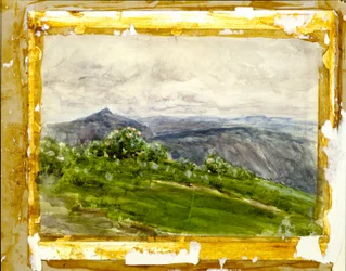 山の風景、ハイランズ、ノースカロライナ州
