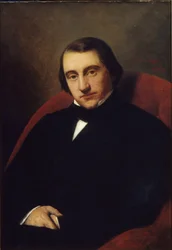 Ernest Renan 1823-1892、1860年の肖像。