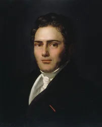 Saint-Amand Bazard 1791-1832、1821の肖像。