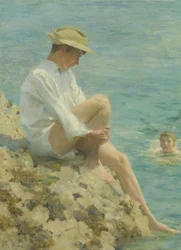 男の子の入浴