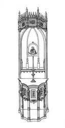 祭壇、15世紀、1843年。