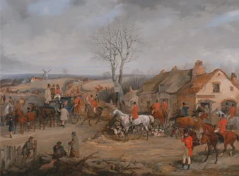 狩猟シーン出会い