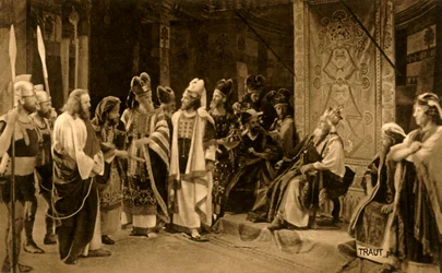 ヘロデの前のイエス、1922年。