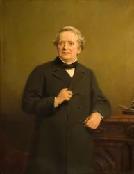 市会議員ウィリアム・ブリンズリーの肖像、1880年。