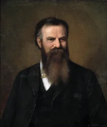 ジョン・ウェズリー・パウエル少佐、1885年。