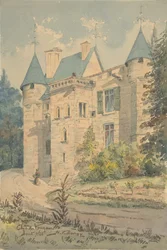 ヴーザン城、1888年。