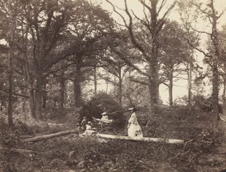 風景、1856年。